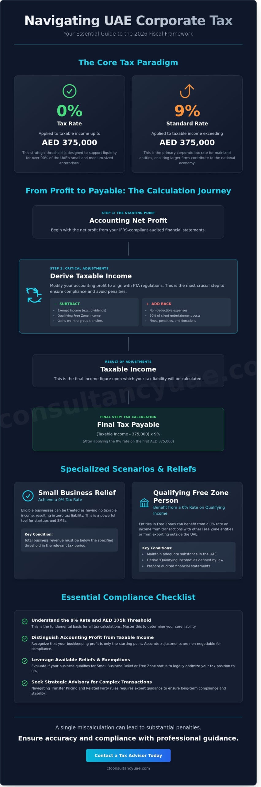Corporate Tax Calculator UAE: A Comprehensive Guide to 2026 Tax Liability